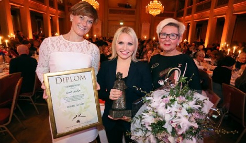 Vinneren av Fredrikkeprisen 2015 Lene Marlin