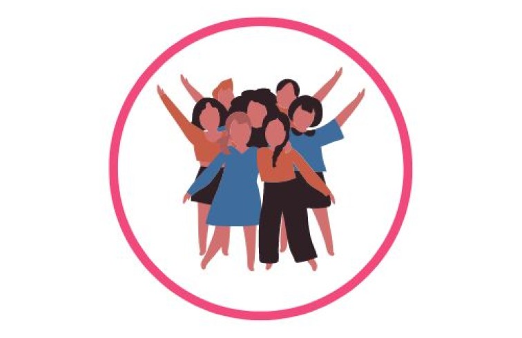 Gruppe frivillige i Sanitetskvinnene