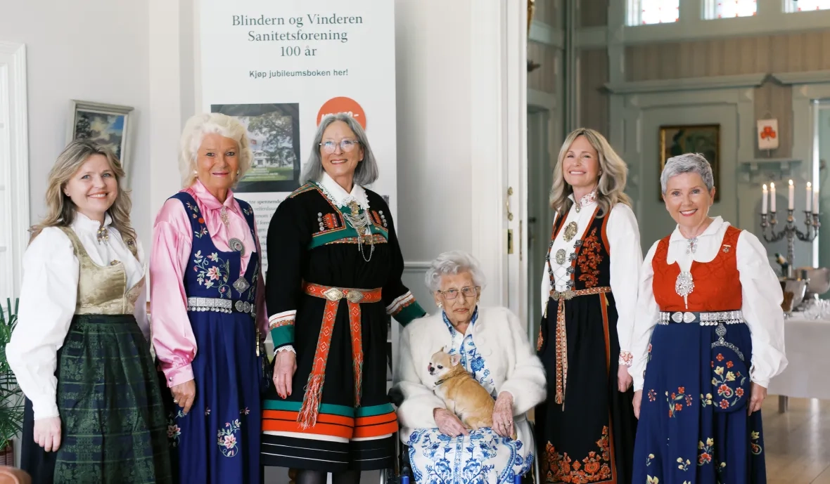 Prinsesse Astrid, Fru Ferner p&aring; 100-&aring;rs jubileet til Blindern og Vinderen Sanitetsforening