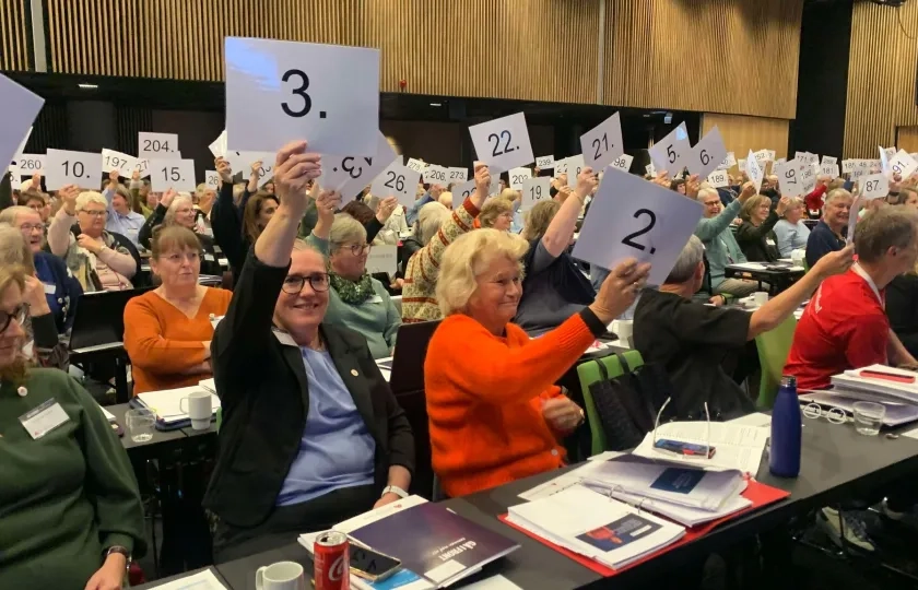 Kvinner som stemmer for likestilling