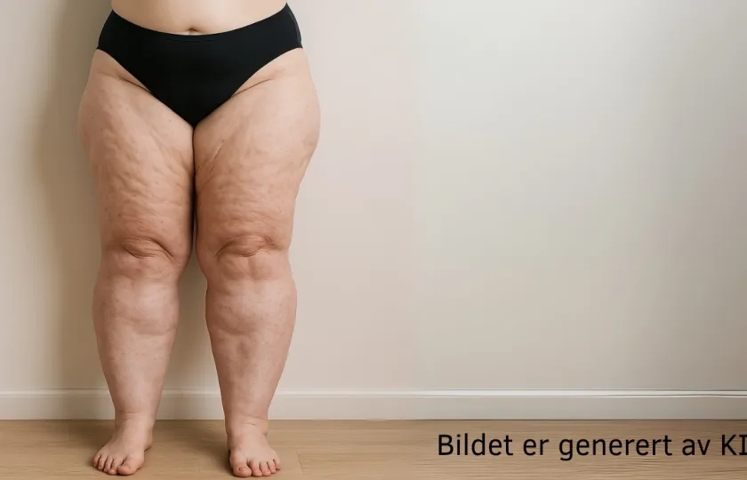 Kvinne med lip&oslash;dem
