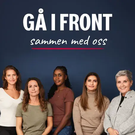 G&aring; i fromt sammen med oss 